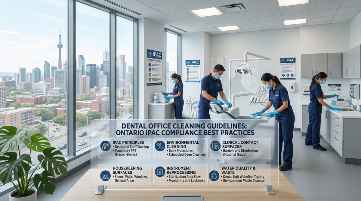 Dental Office Cleaning Guidelines Ontario IPAC Compliance Best Practices