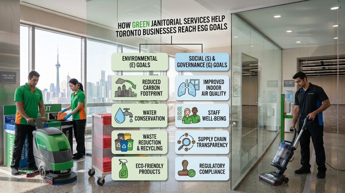 Green Janitorial Services Help Toronto Businesses Reach ESG Goals