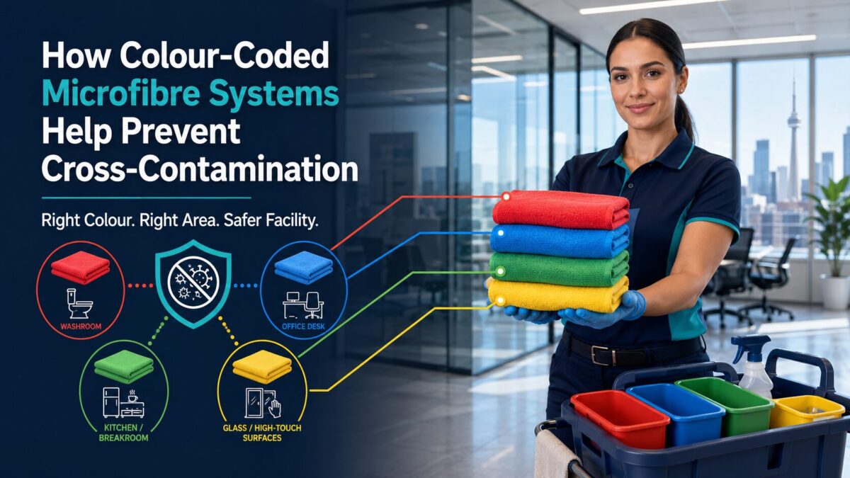 How Colour-Coded Microfibre Systems Help Prevent Cross-Contamination