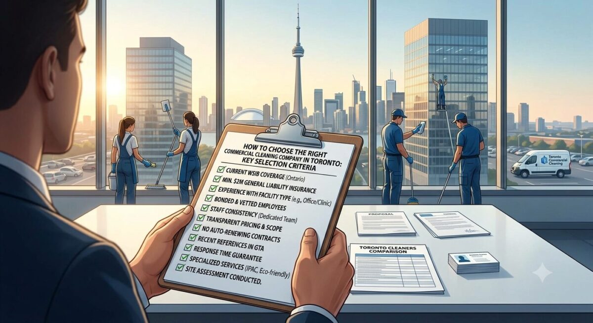 How to Choose the Right Commercial Cleaning Company in Toronto