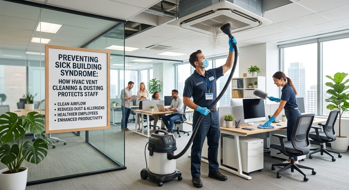 Preventing Sick Building Syndrome How HVAC Vent Cleaning & Dusting Protects Staff