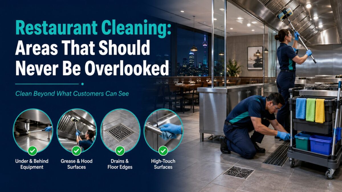 Restaurant Cleaning: Areas That Should Never Be Overlooked