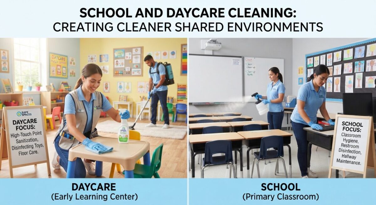 School and Daycare Cleaning: Creating Cleaner Shared Environments