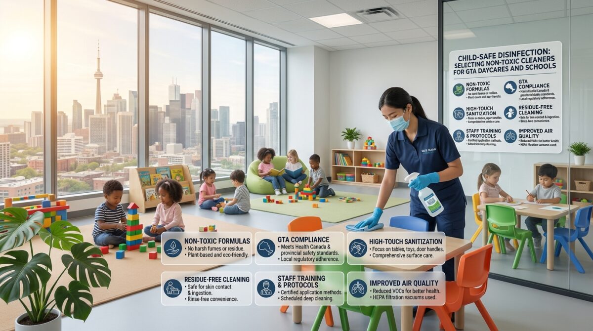 Selecting Non-Toxic Cleaners for GTA Daycares and Schools