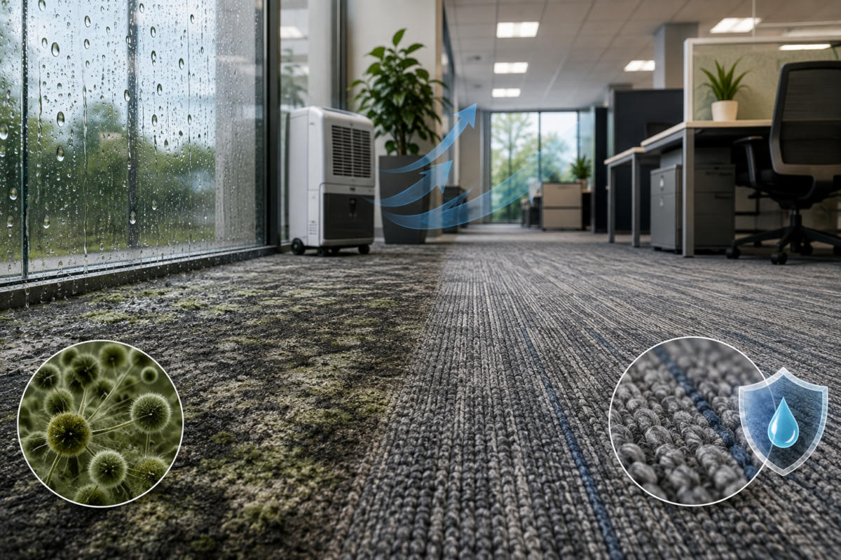 Summer Humidity and Commercial Carpets